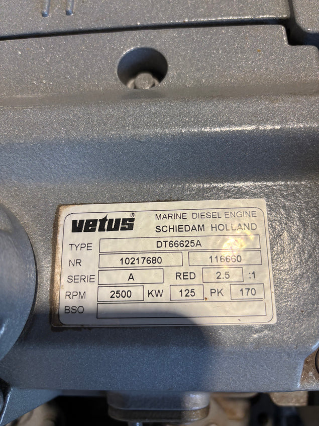 Moteur marin Vetus Deutz DT66 170 ch (neuf)