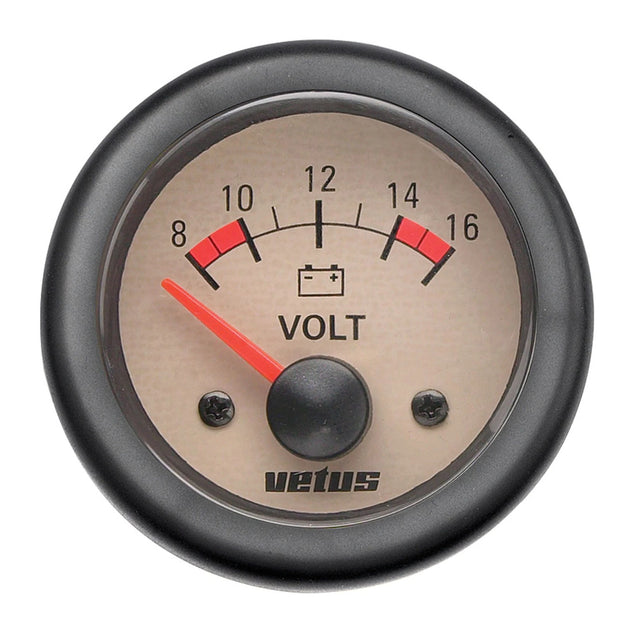 Voltmeter, beige, 12 V - Vetus - VOLT12W