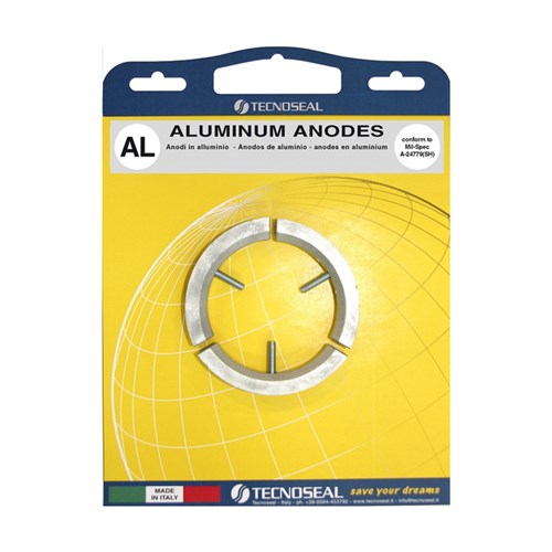 Volvo Penta anode kit 3 blads klapschroef met installatie materiaal - Aluminium - 3858399