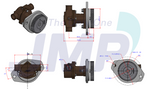 Pompe à turbine Vetus C(T)4 C(T)6 - STM30195