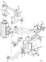 Volvo Penta D3 Conduite d'eau de refroidissement - 21591184