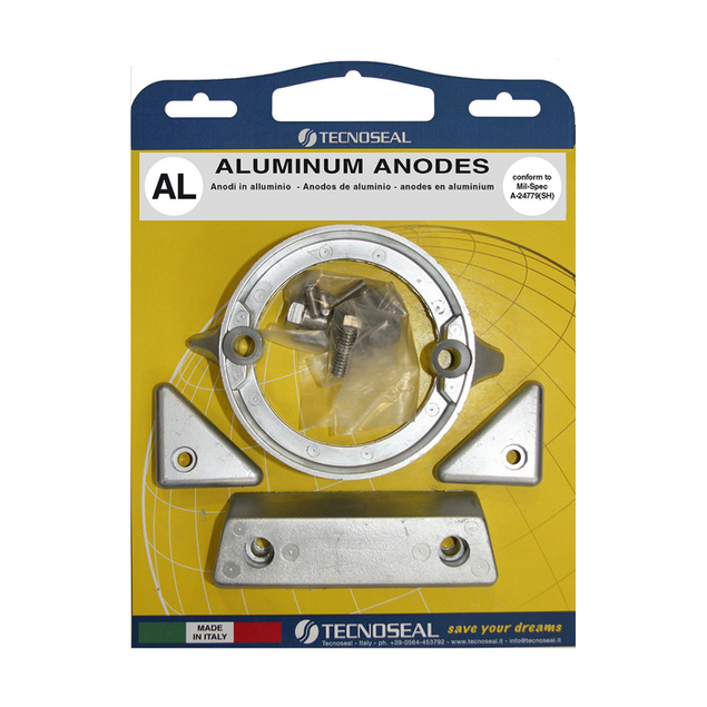 Volvo Penta anodekit 290-C Duoprop inclusief montage materiaal - Aluminium