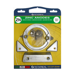 Kit d'anodes Volvo Penta 290-C Duoprop avec matériel de montage - Zinc