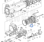 Insert de refroidisseur d'huile Volvo Penta D4/D6 - 40005784