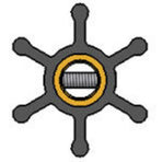 Impeller Volvo Penta MD1B MD2B MD3B - 803729 875807 833550 87580-0 876554-7 3586494