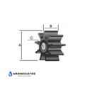 Impellerkit - jabsco 18653-001, 18653-0001B - Johnson 08-810B, 09-810B.