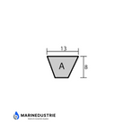 Magnetische Clutch Impellerpomp - dubbele A poelie 12volt 106L/min