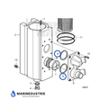 O-Ring Volvo Penta - 21273476 montage

