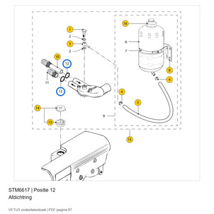 Afdichtring - Vetus - STM6617