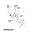 Stuffybox Volvo Penta seal watergesmeerd binnenlager