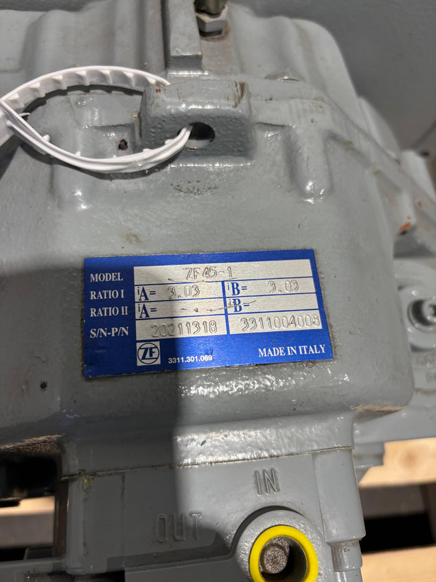 ZF45-1 Rapport 3.03 Inverseur hydraulique