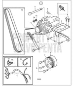 Kit dynamo secondaire Volvo Penta - 21384685
